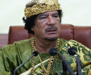 why people treat gaddafi as god