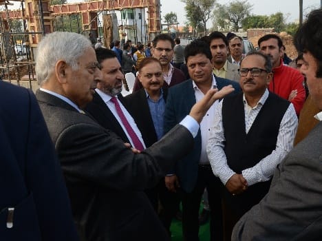 CM mufti checks the ongoing development projects in jammu