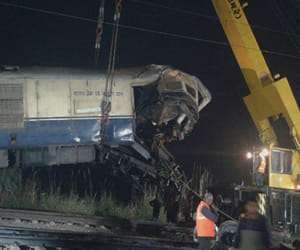 Palwal train accident: Passenger standing on the street until midnight