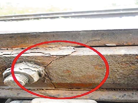 Ctki glued on top of the plate went through several trains