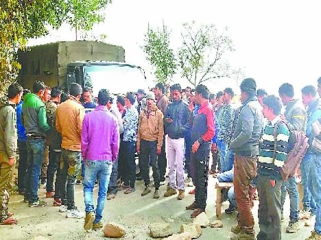 For appointment of doctors blocked roads 