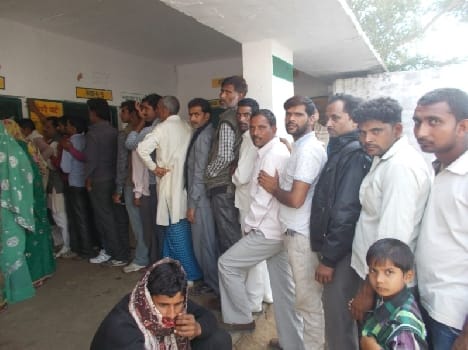 Firing and stone throwing between 73% voting