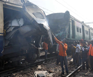 accident because of the fog, EMU Speed was Higher