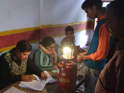 Fourth phase voting for Panchayat election in UP.