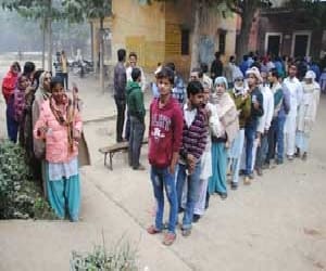 voting on empty seats of panchayat.