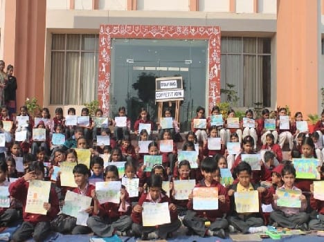 art comptition in samvid gurukulam 