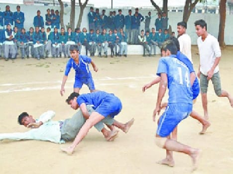 In kabaddi emphasis trial