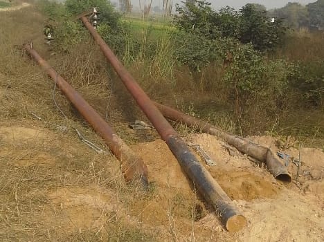 On pulling power pole Against overbearing report