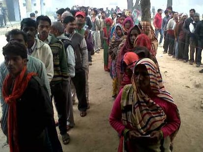 Voting for block pramukh election.