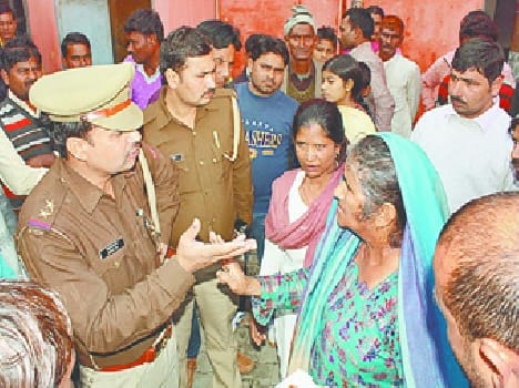 The suspected thief caught in child hope