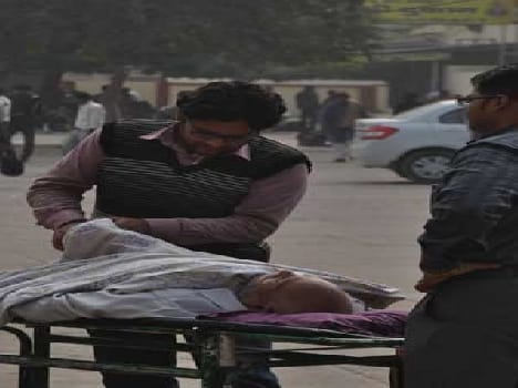 Given a call for a strike against at the BHU junior doctors, patient miserable condition