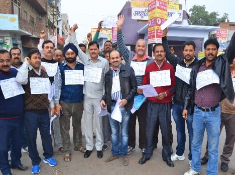The opposition expressed mandi tax on imported goods