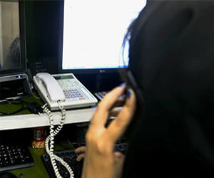 There was a call from the Internet, spoke in English ISI agent
