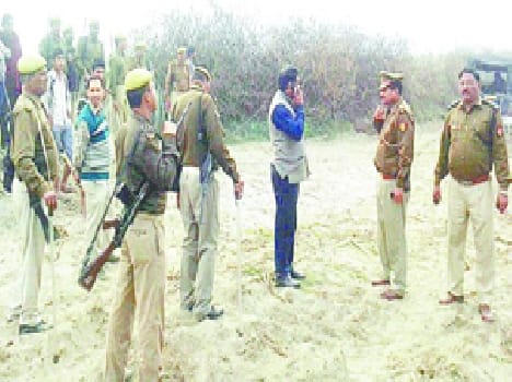 Demolished to make way for illegal mining