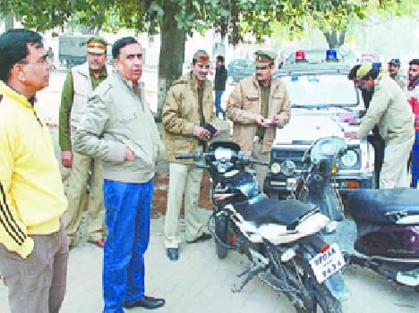 Police personnel cut invoice