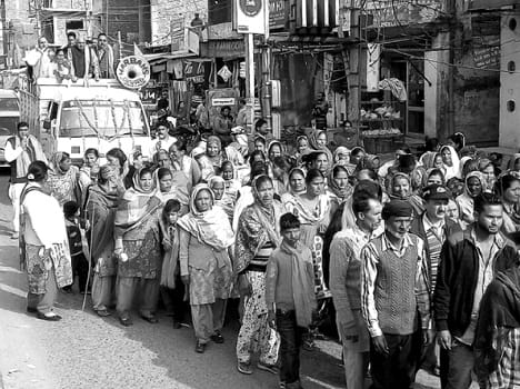 gurdaspur, terrorist, against, protest, shiv sainik