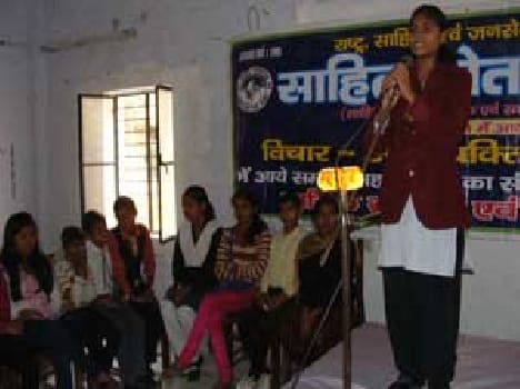 Aditya in junior and middle class topper Swrangi