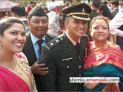farmer son bhim bahadur become lieutenant in army.