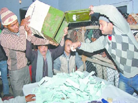 Candidate himself forgot to vote