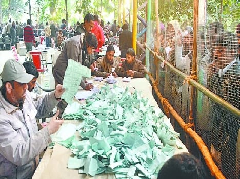 The dispute over counting destinations , firing in Bahedi