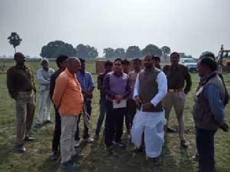 Preparation of the foundation stone of medical college