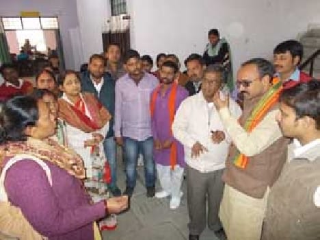 BJP workers denied pay raging