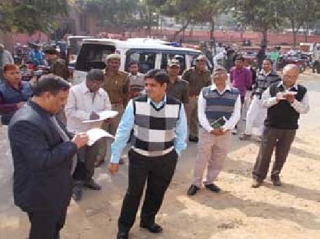 District hospital raid , stirred