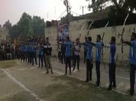 Ajit in recurve and compound Sandeep topper