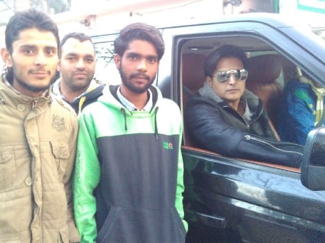 Actor jimmy shergill in kasauli solan himachal pradesh.