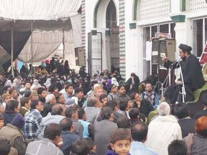 Kalbe Javvad criticizes America for terrorism.