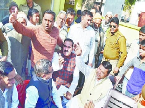 SP leader's son beaten