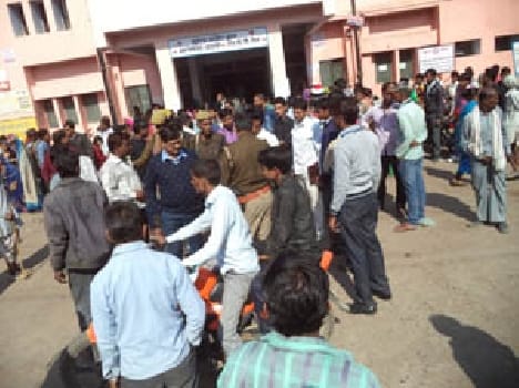 District hospital resembled panic Afra-
