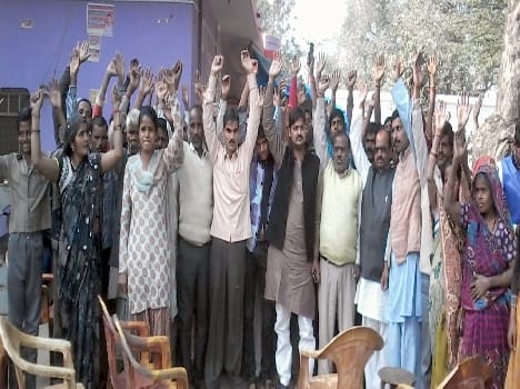 The chaos in the head and two arrested in bhulanpur