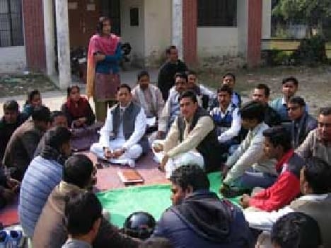 Newly raised salaries of teachers demanding payment