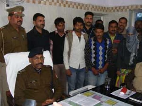 The Innova recovered looted, including the four arrested women