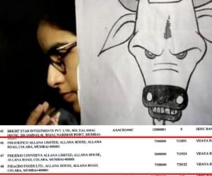 Bjp took donation from beaf company