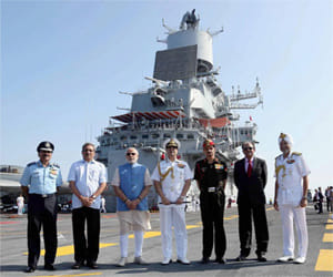 The Prime Minister modi will see the strength of the Navy