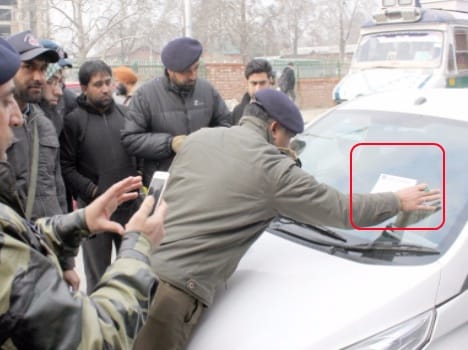 photocopy of vehicles documents not valid 