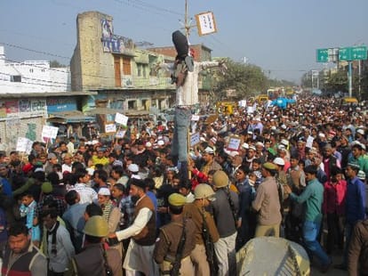 muslims protest in bareilly