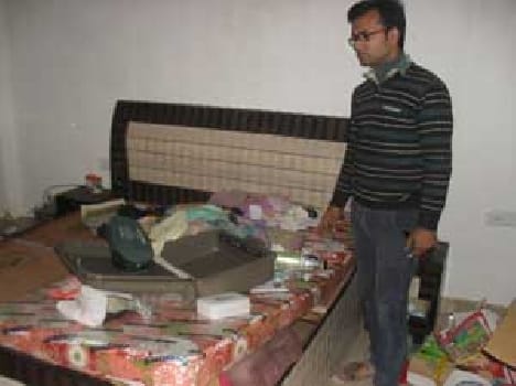 Burglars have millions of goods crossing