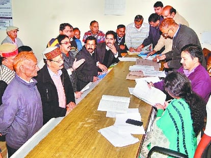 panchayat election nomination in Himachal Pradesh.