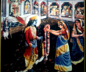 Rama and Sita marriage paintings