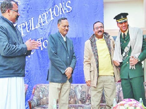 Lt. spring Tomar honored