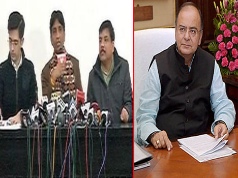 AAP again demands for resign of finance minister Jaitely.