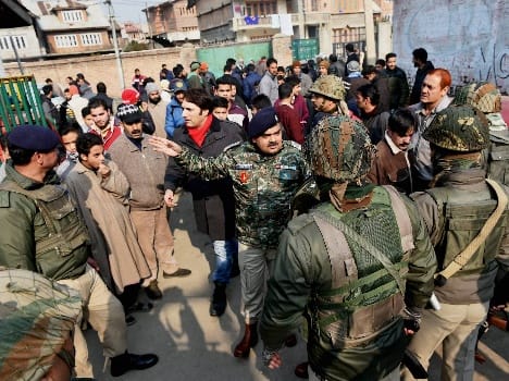grenade attack at CRPF bunker in srinagar