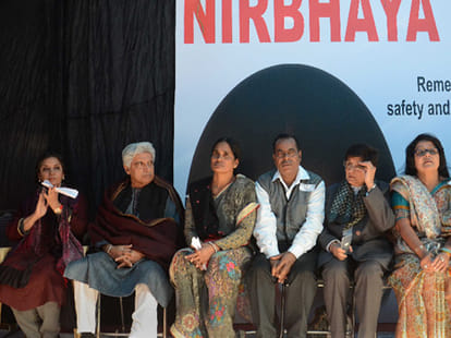 Veteran Bollywood forgotten rape victim's families to regain composure.