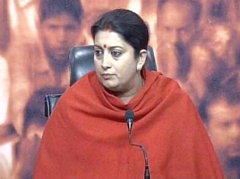 Smriti Irani talks on Rohith's Suicide Issue.