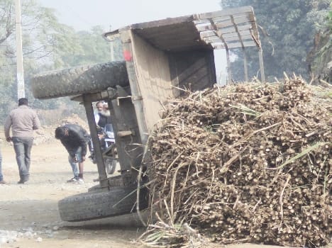Trola reflex loaded cane , accident averted