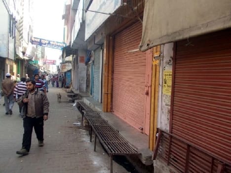 Muslim procession pulled off the market