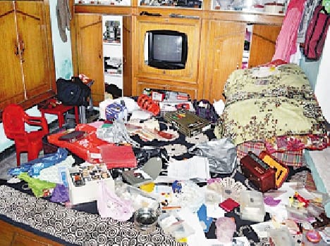 The burglars stole jewelry worth millions